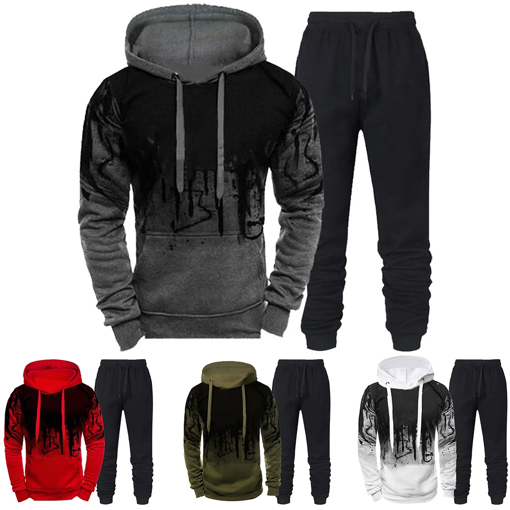 Streetwear Hoodie - Spring Autumn Men's Trending Tracksuits Men