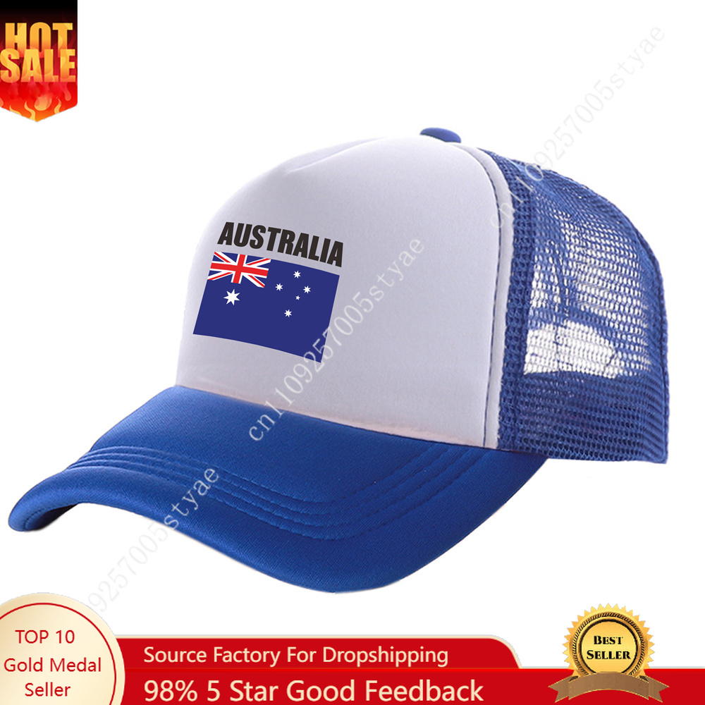 Mens Fashion Australia - Australia Flag Trucker Caps Man Woman