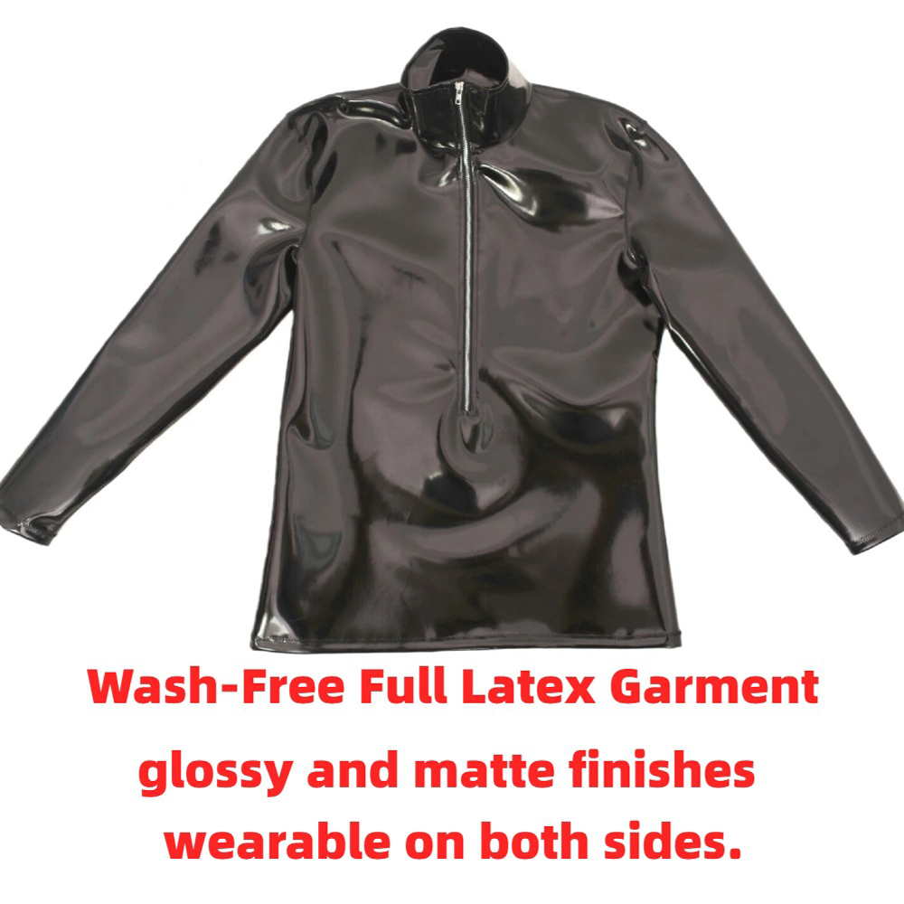 Men'S Fashion Trends 2025 - Sexy Men PVC Glossy Shiny Long