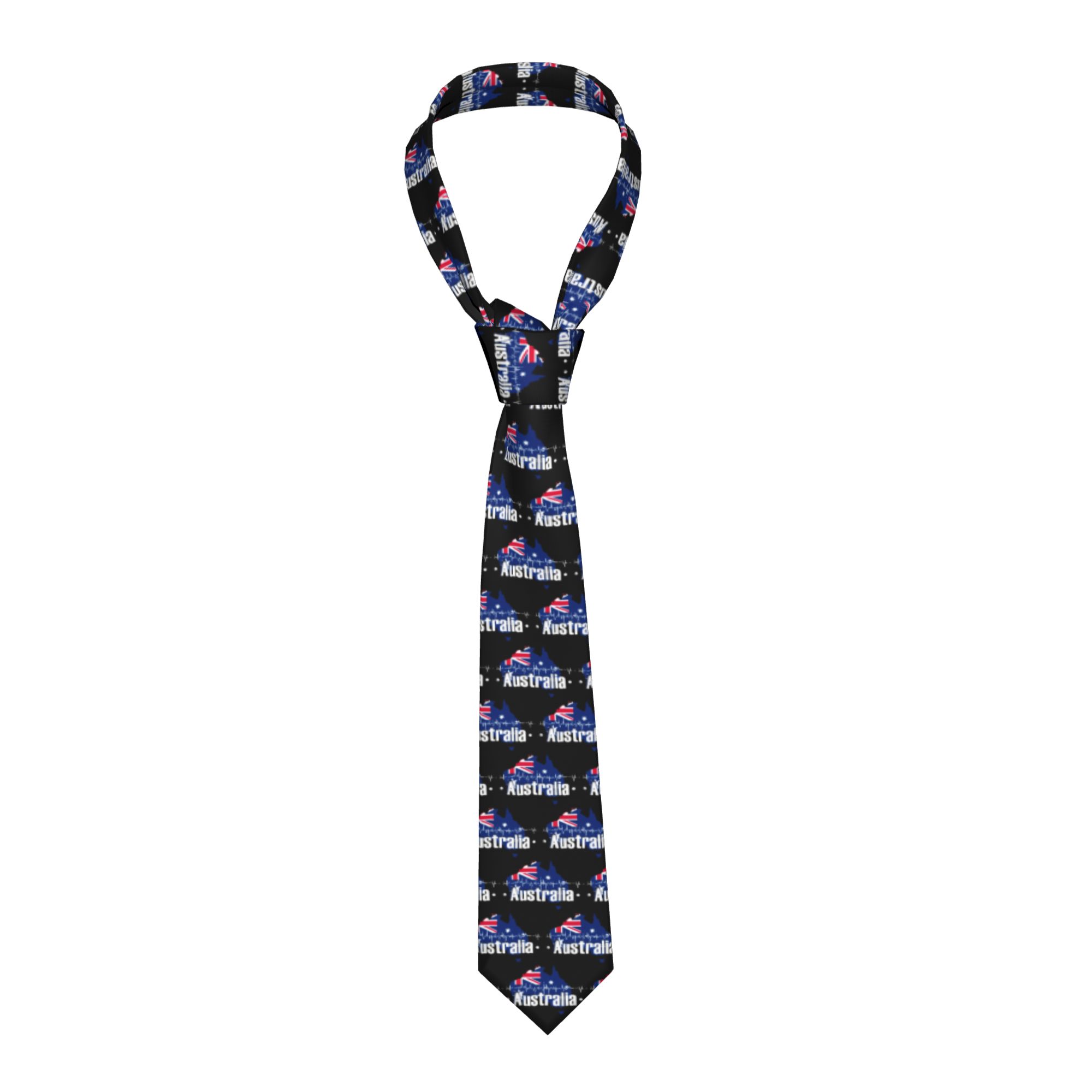Mens Fashion Australia - Australia Map Flag Ties Mens Fashion