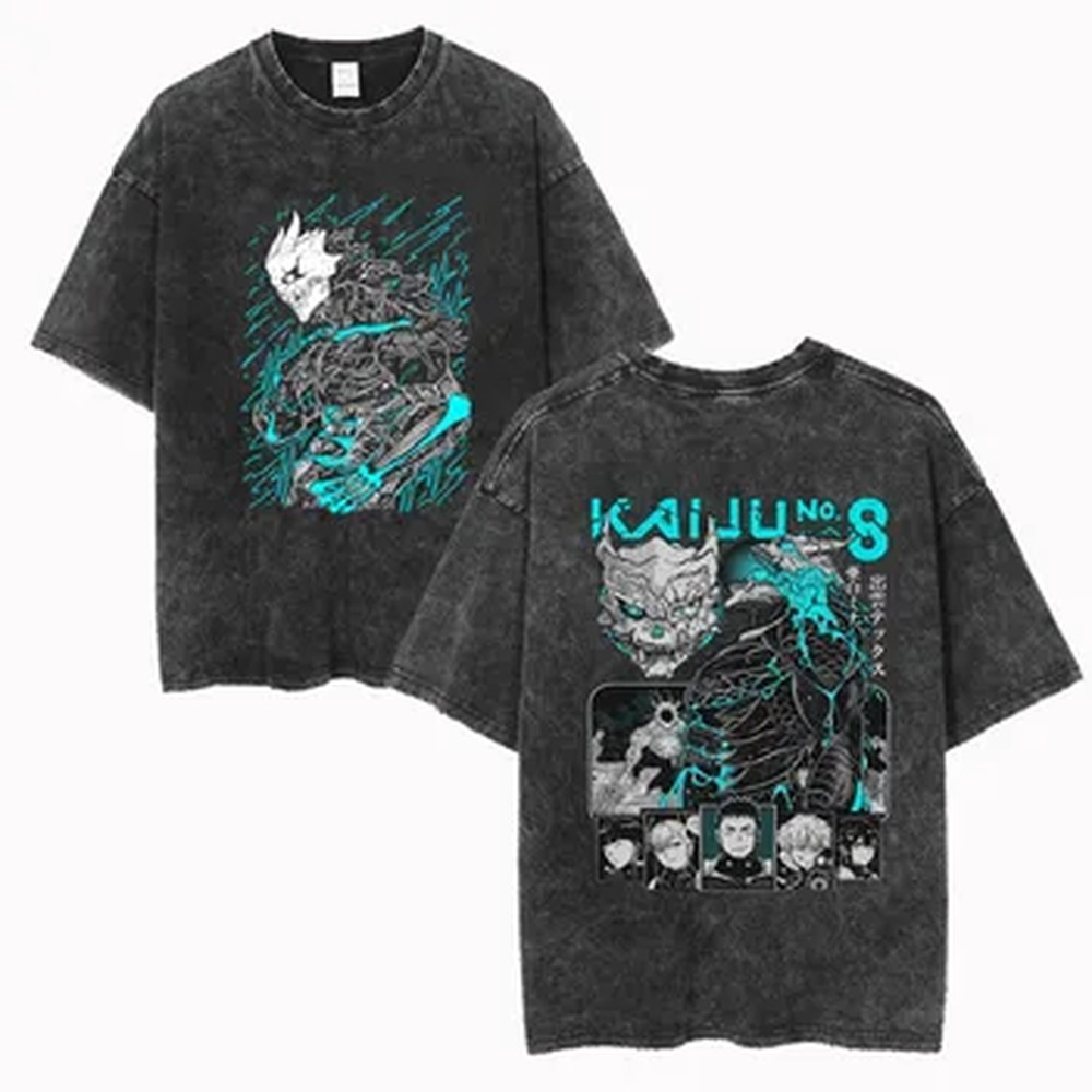 Graphic Tee Oversized - Kaiju No 8 T-Shirts Anime Kaiju