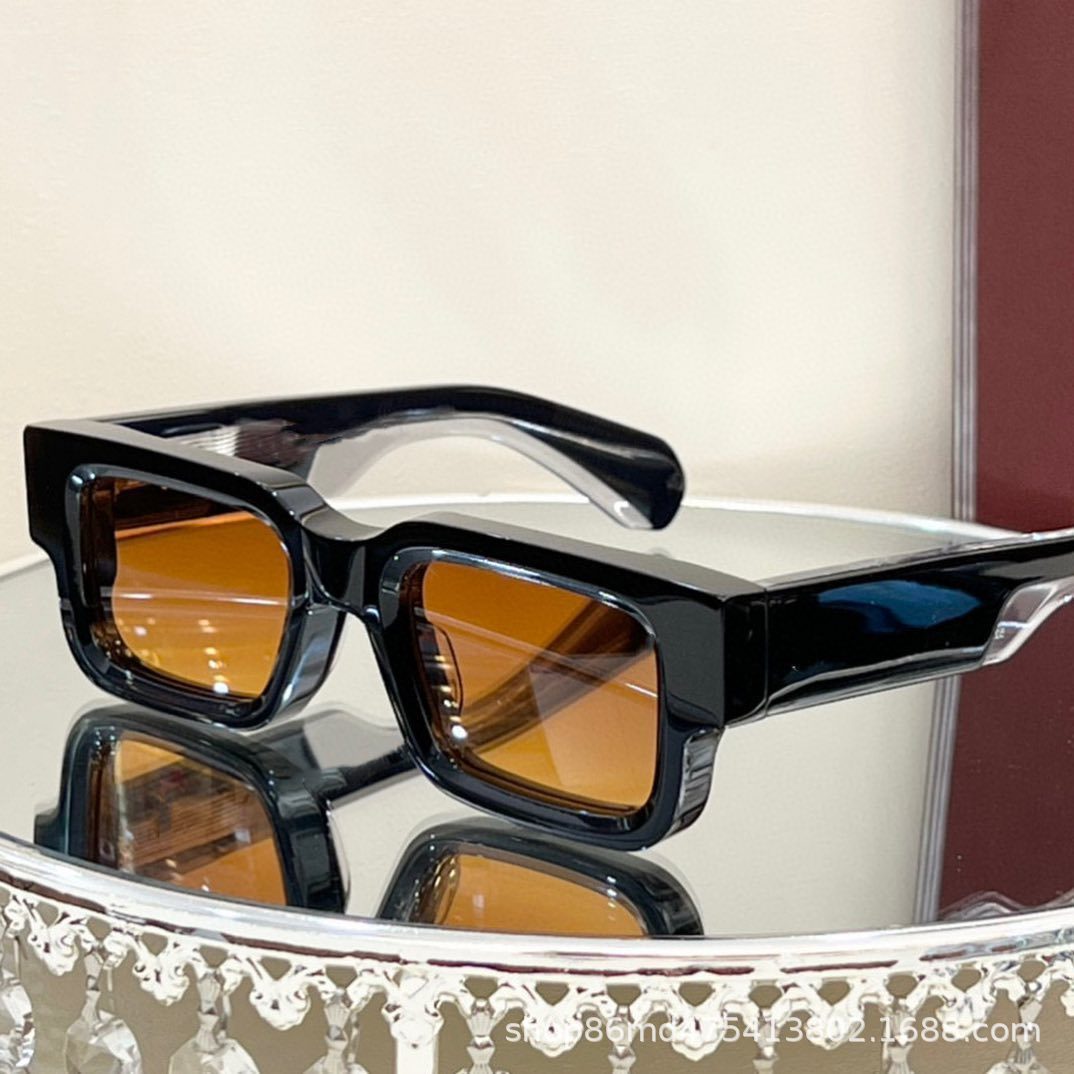 Mens Fashion Trends 2026 - 2026 New Plate Sunglasses Cross‑border Retro