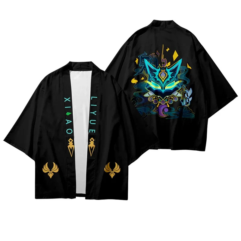 Streetwear Hoodie - 2025 Game Genshin Impact Kimono 3D