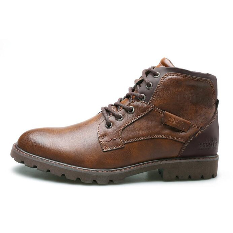 Men'S Fashion Plus - 2026 Leather Men Ankle Boots Plus