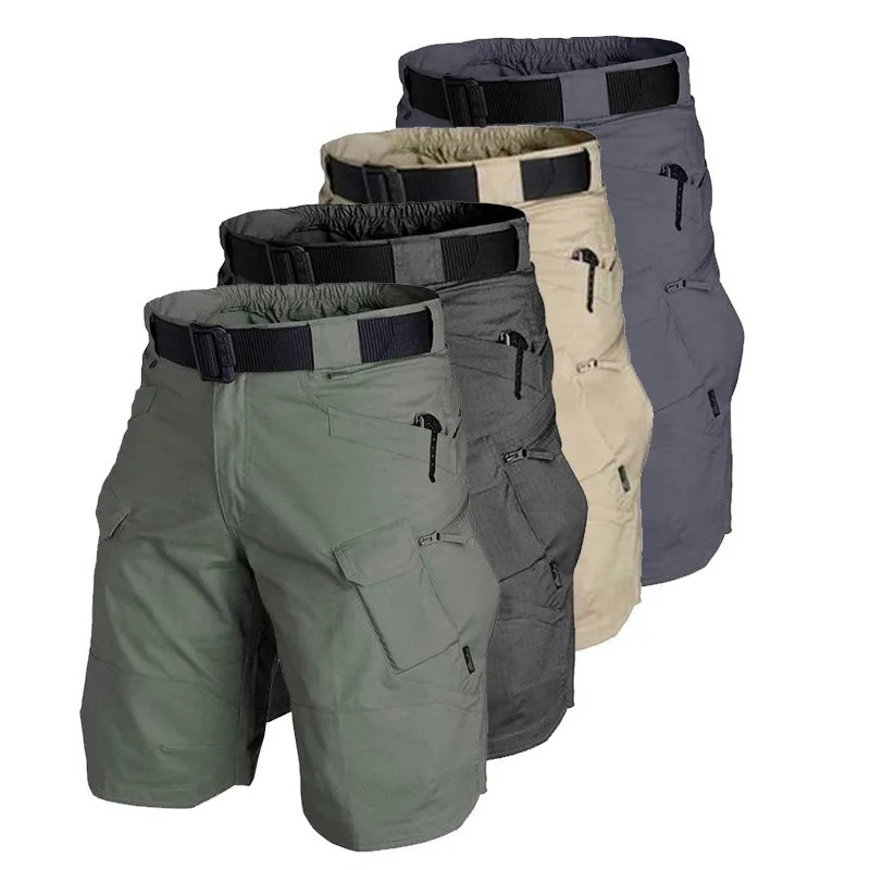 Mens Fashion Zip Up - Men Multi Pocket Cargo Shorts Quick