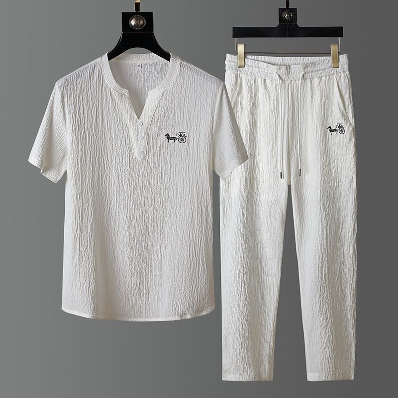 Men'S Fashion Plus - New Summer Fashion Trendy Linen Short