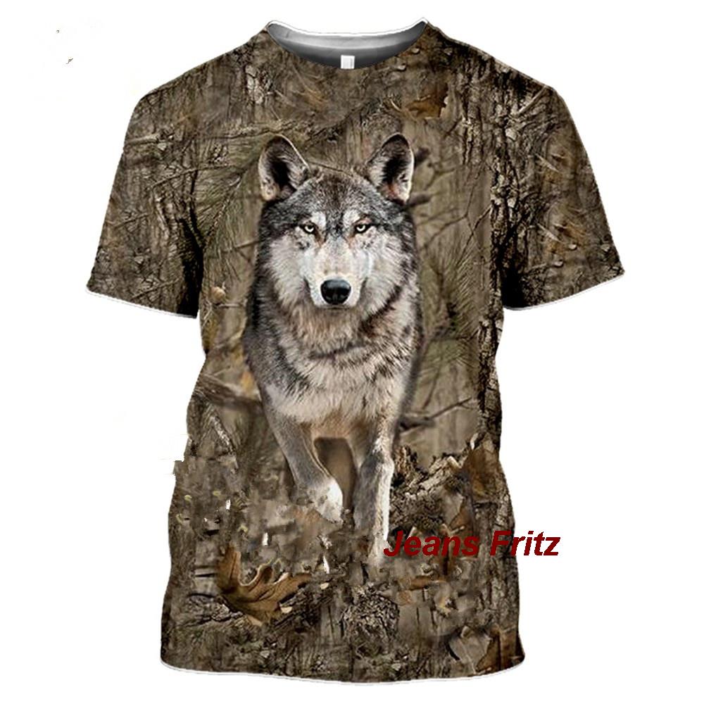 2023 Camouflage hunting animal - огляд і ціна Jeans Shirt Fashion For Men