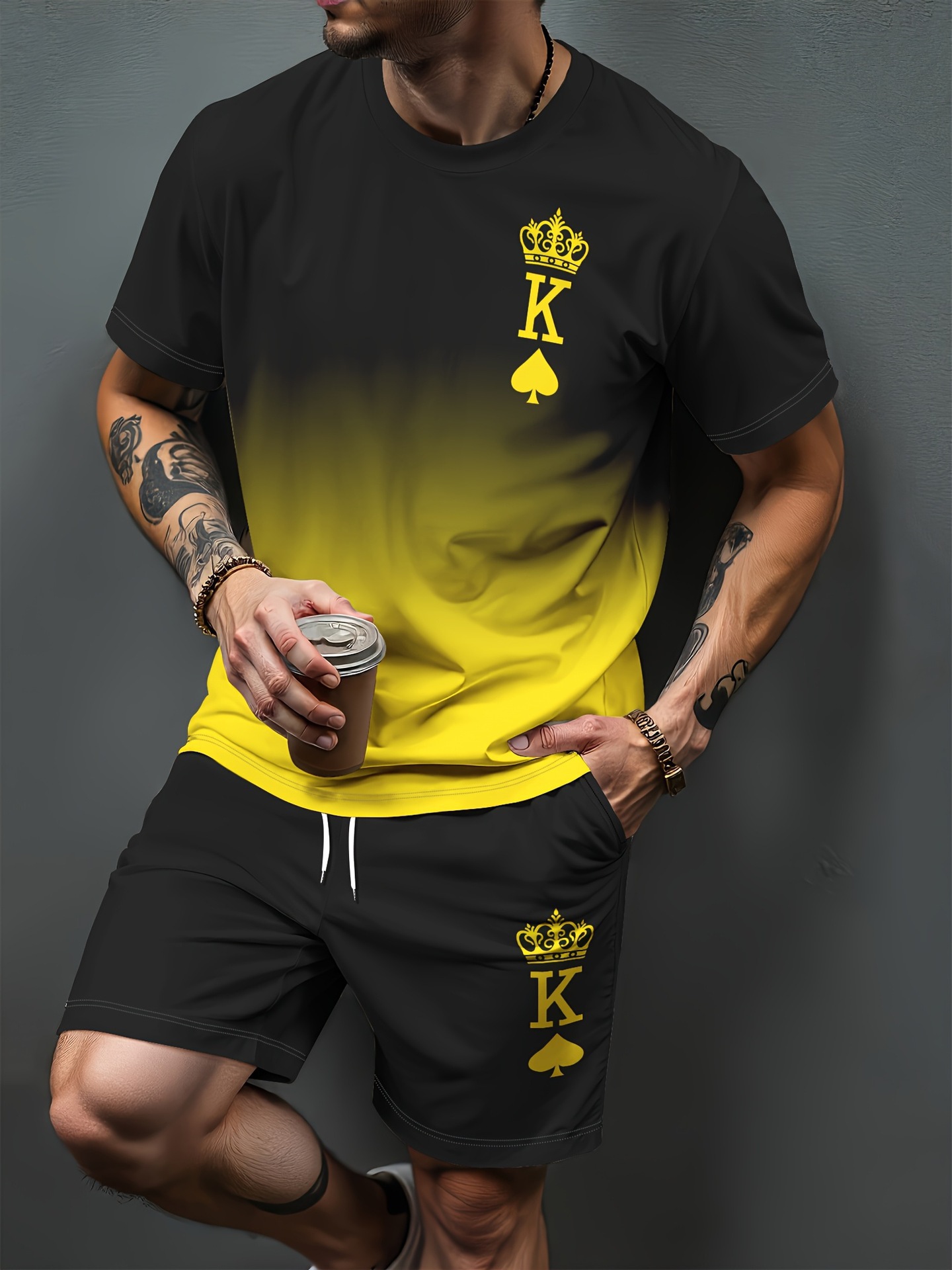 Gradient Letter Pattern 3D Pri - огляд і ціна Men'S Fashion Trends 2025
