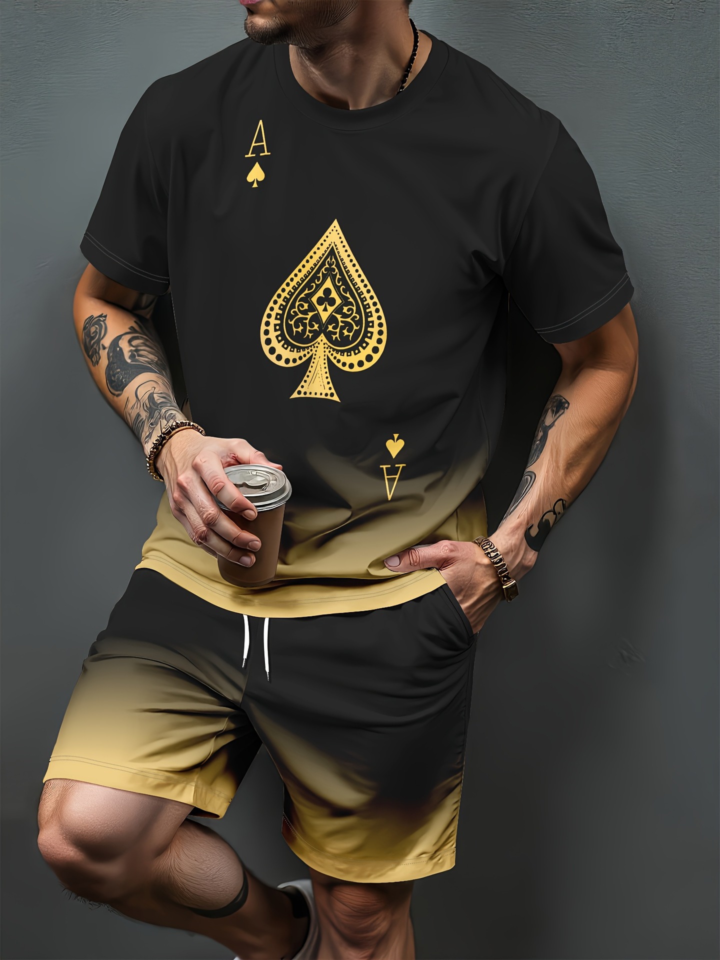 Gradient Letter Pattern 3D Pri - огляд і ціна Men'S Fashion Trends 2025
