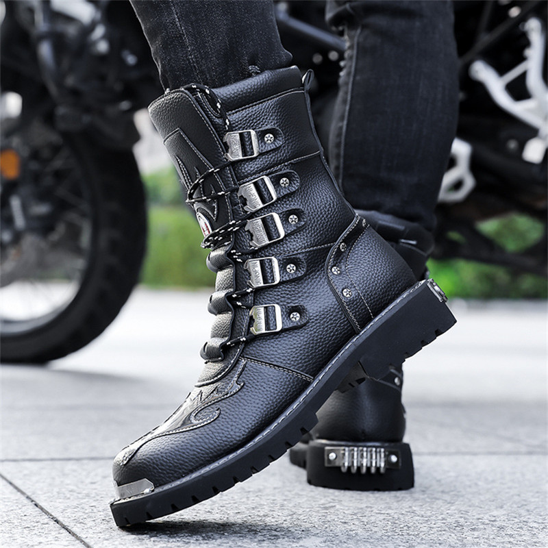 Motorcycle Boots Four Season N - огляд і ціна Men'S Fashion Plus