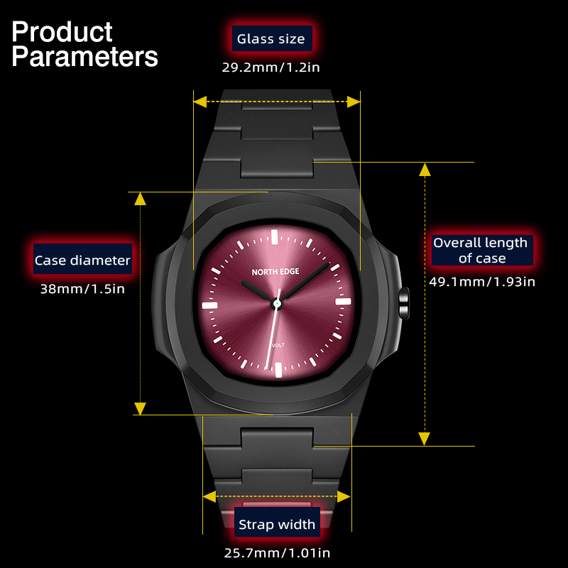 NORTH EDGE Watch for Man New V - огляд і ціна Fashion Mens Watches