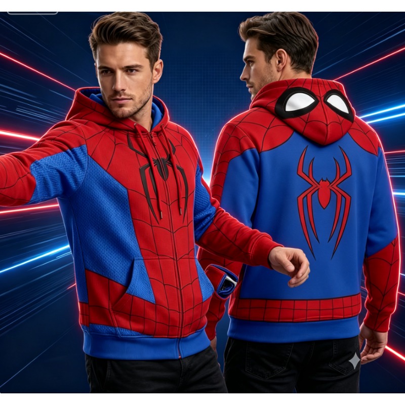 Unisex Fashion Spider Pattern  - огляд і ціна Streetwear Hoodie
