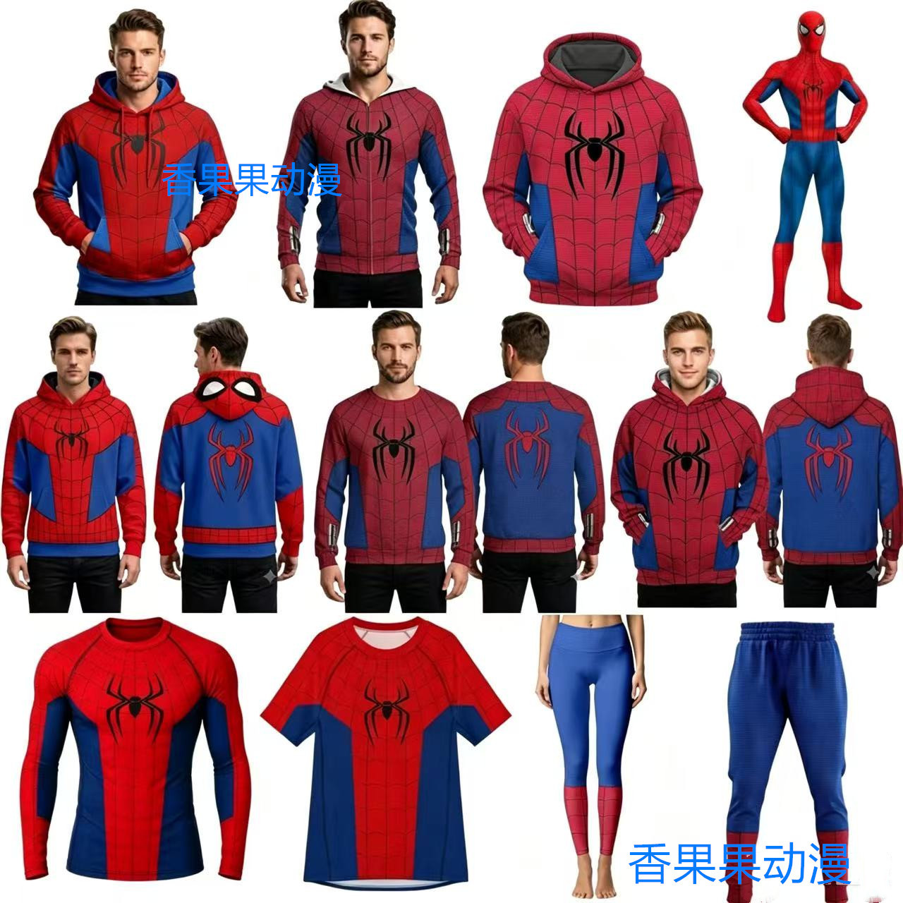 Unisex Fashion Spider Pattern  - огляд і ціна Streetwear Hoodie