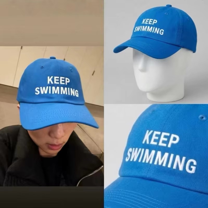 2026 Trendy keep Swimming New  - огляд і ціна Mens Fashion Caps