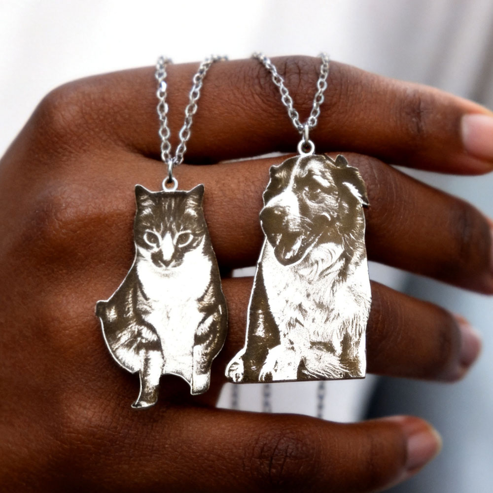 Custom Engrave Pet Photo Neckl - огляд і ціна Xl Men'S Fashion