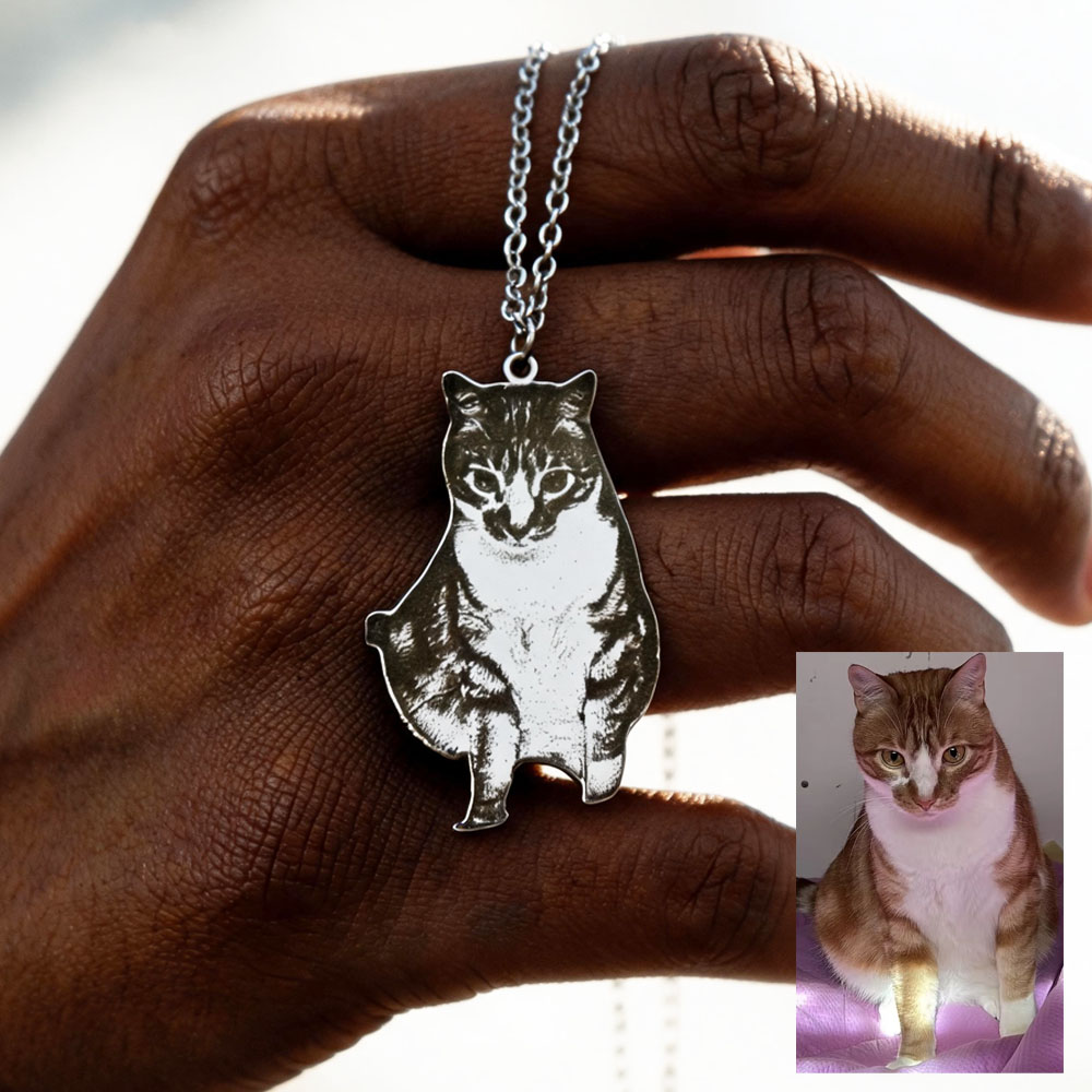Custom Engrave Pet Photo Neckl - огляд і ціна Xl Men'S Fashion
