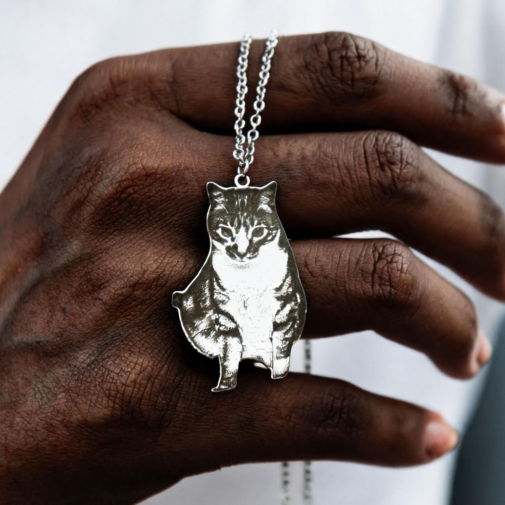 Custom Engrave Pet Photo Neckl - огляд і ціна Xl Men'S Fashion