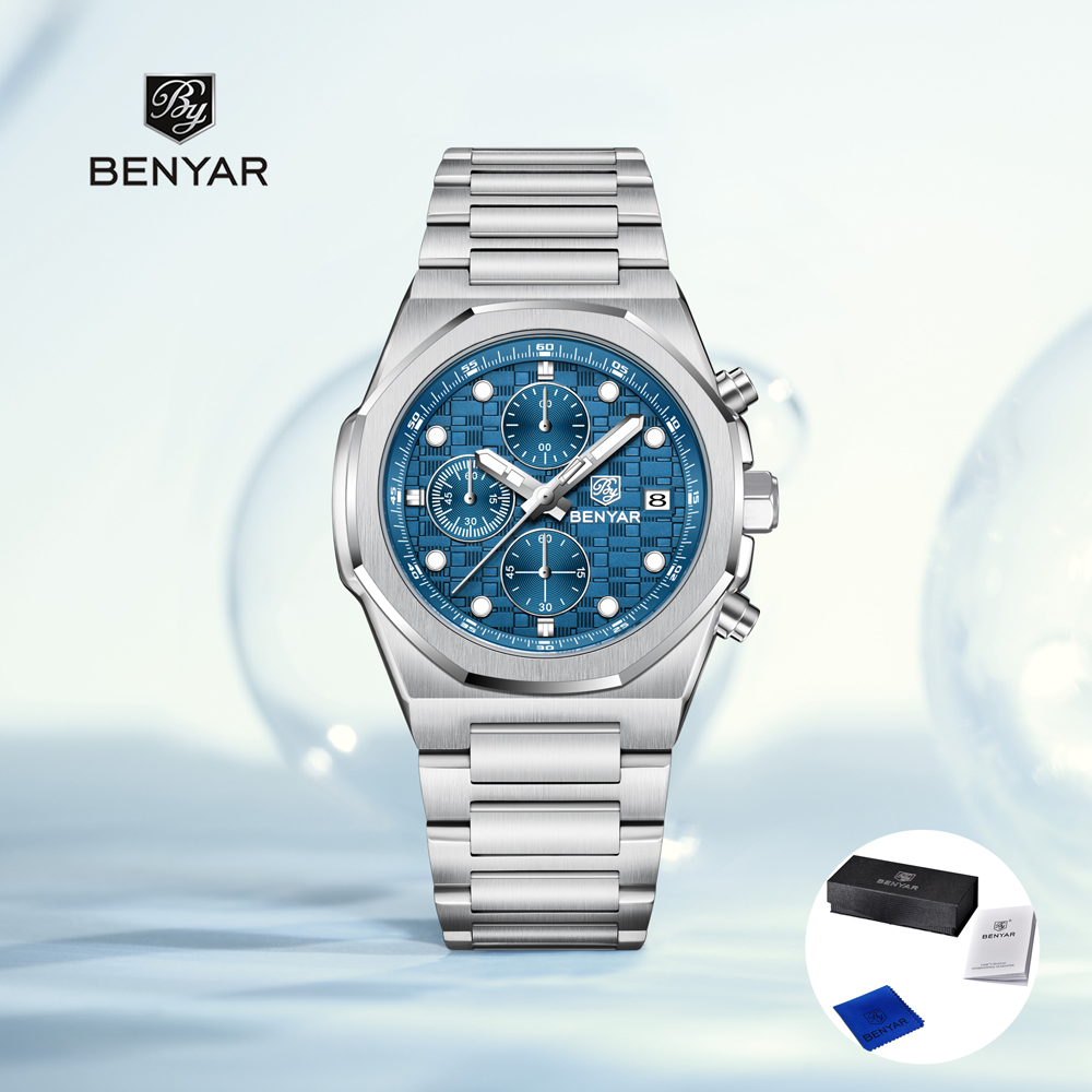 2025 New BENYAR Men's Watches  - огляд і ціна Fashion Mens Watches