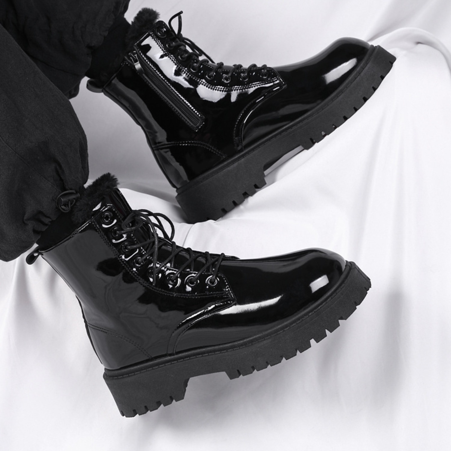 Men's warm plush high-top boot - огляд і ціна Men'S Fashion Plus
