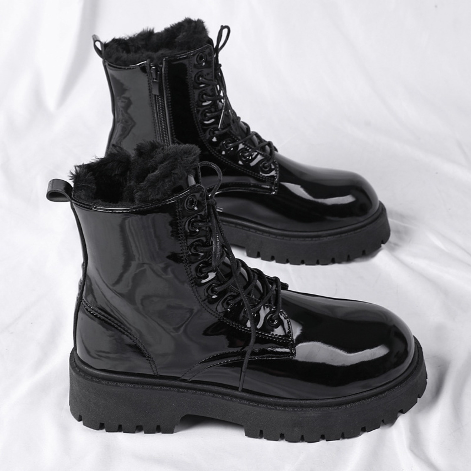 Men's warm plush high-top boot - огляд і ціна Men'S Fashion Plus