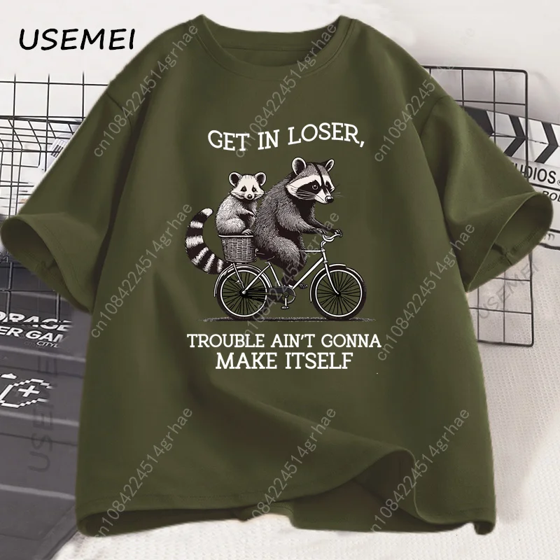 Get in Loser T Shirt Funny Rac - огляд і ціна Graphic Tee Oversized