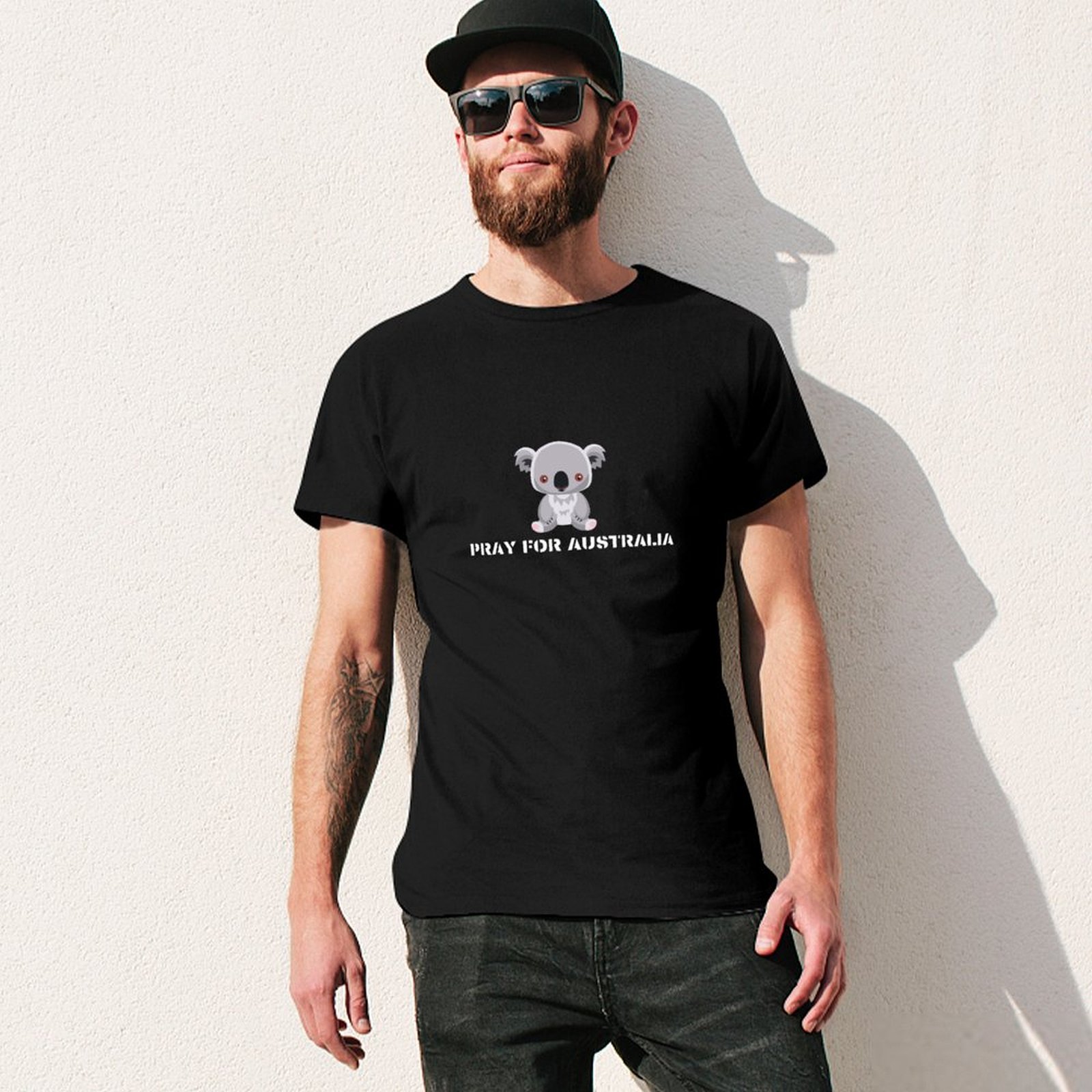 Koala - Pray for Australia T-S - огляд і ціна Mens Fashion Australia