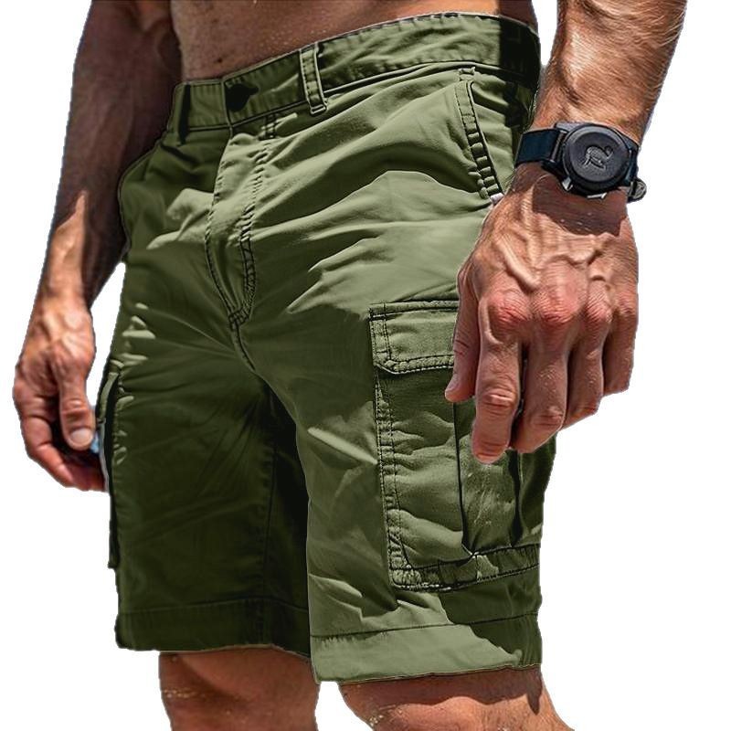 Men's Multi Cargo Pocket Knee  - огляд і ціна Mens Fashion Zip Up