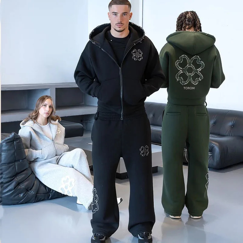 Spring Autumn Oversized 4 Leaf - огляд і ціна Streetwear Hoodie