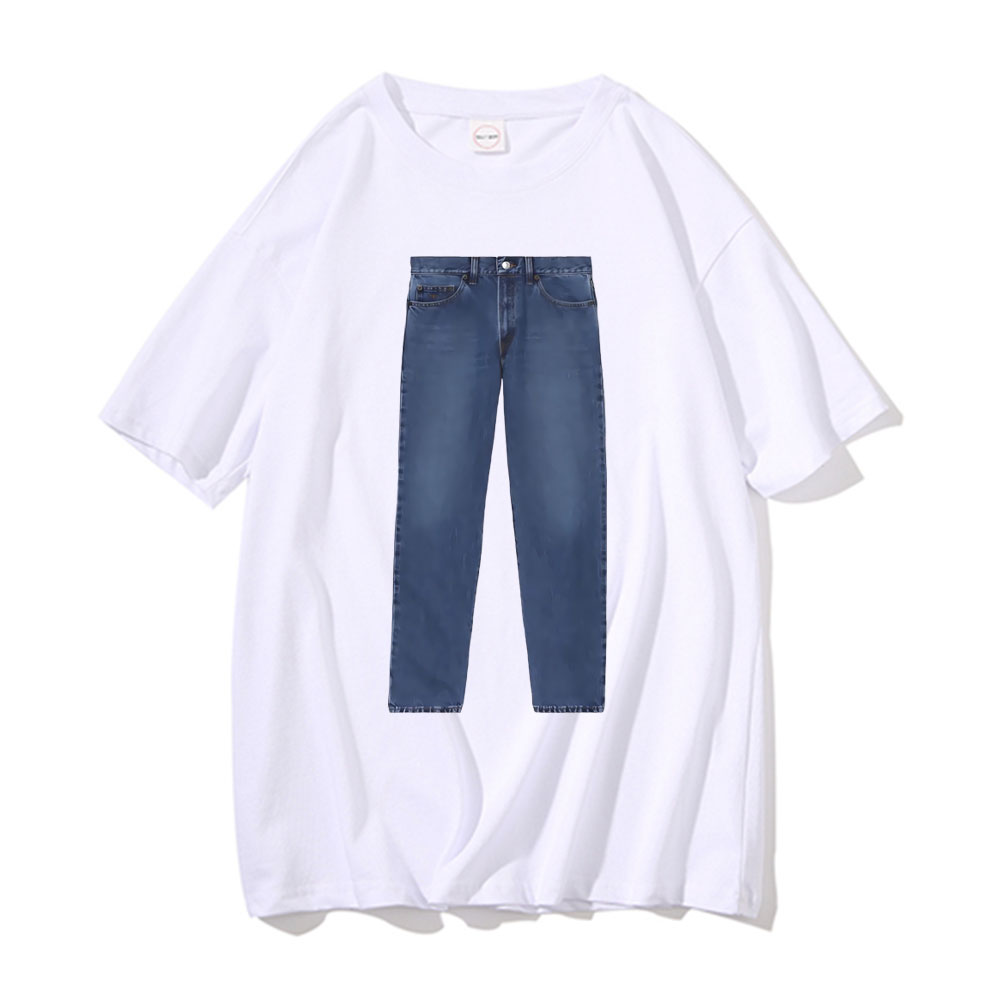 Funny Jeans Joke Meme Tshirt M - огляд і ціна Jeans Shirt Fashion For Men