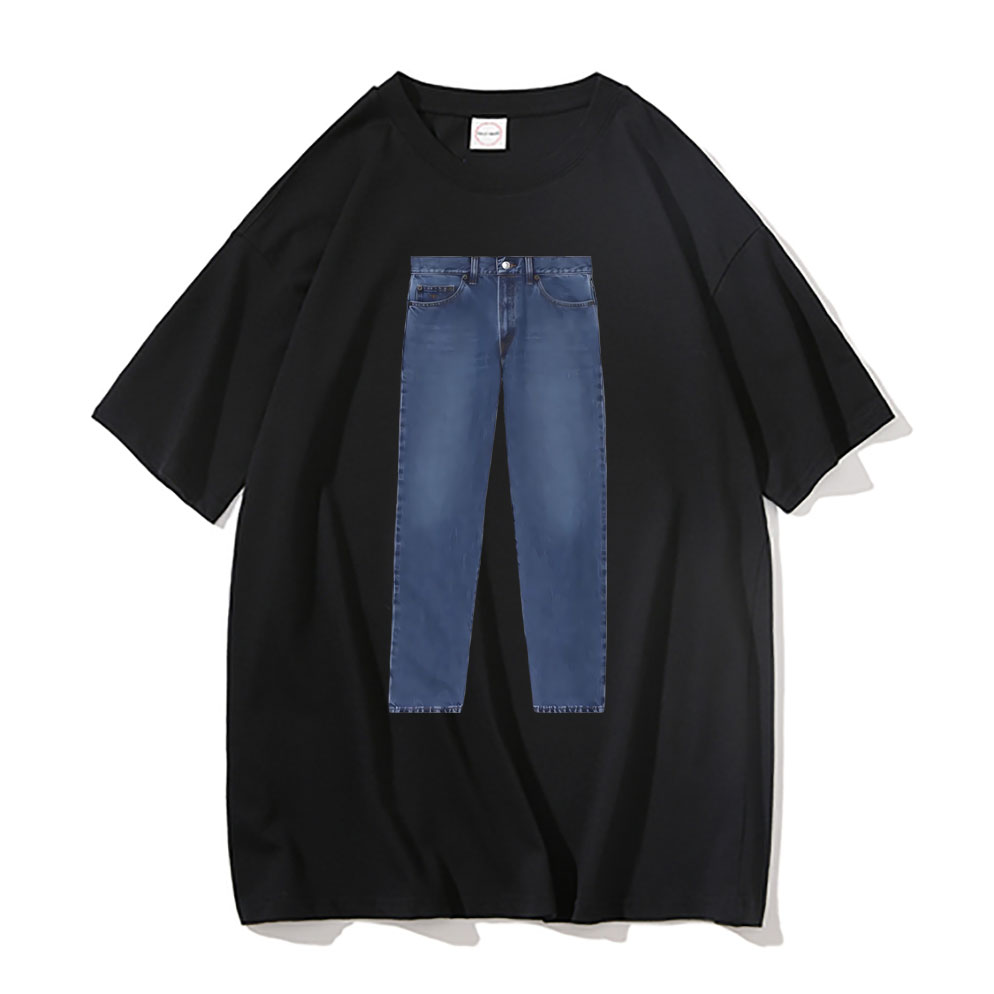 Funny Jeans Joke Meme Tshirt M - огляд і ціна Jeans Shirt Fashion For Men