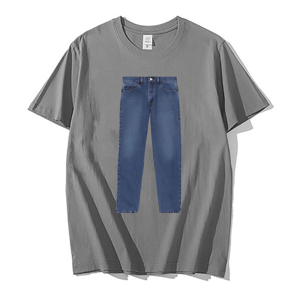 Funny Jeans Joke Meme Tshirt M - огляд і ціна Jeans Shirt Fashion For Men