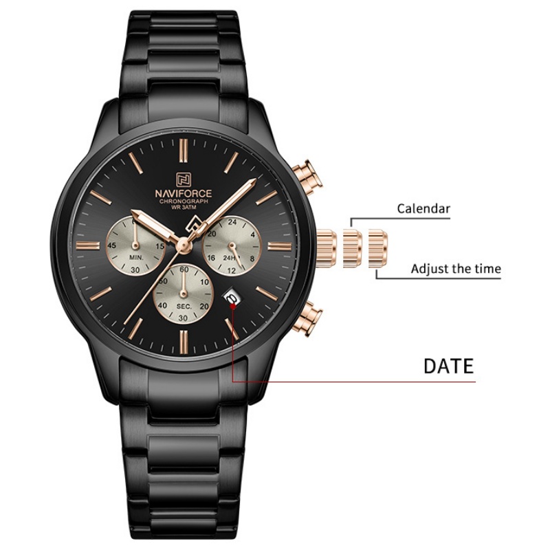NAVIFORCE Men Quartz Chronogra - огляд і ціна Fashion Mens Watches