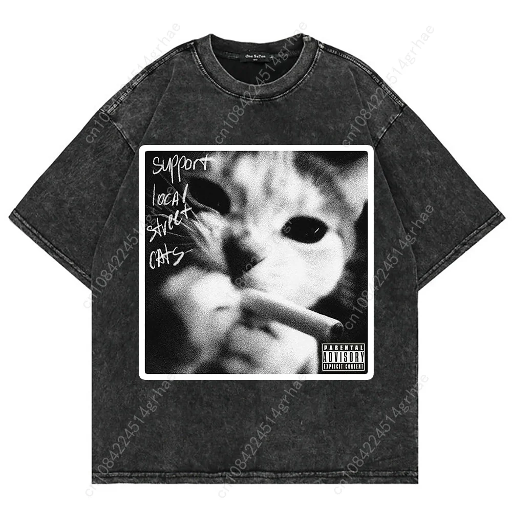 100% Cotton Vintage Washed Y2k - огляд і ціна Graphic Tee Oversized
