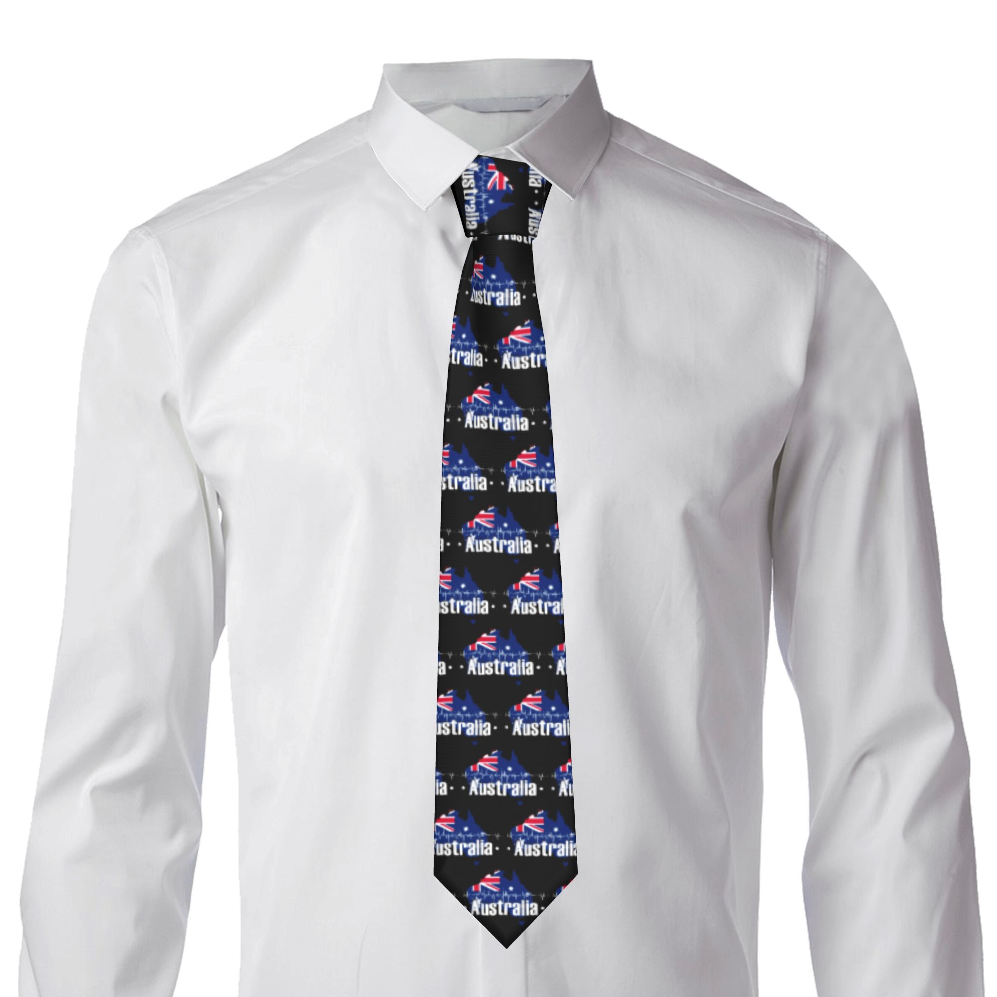 Australia Map Flag  Ties Mens  - огляд і ціна Mens Fashion Australia