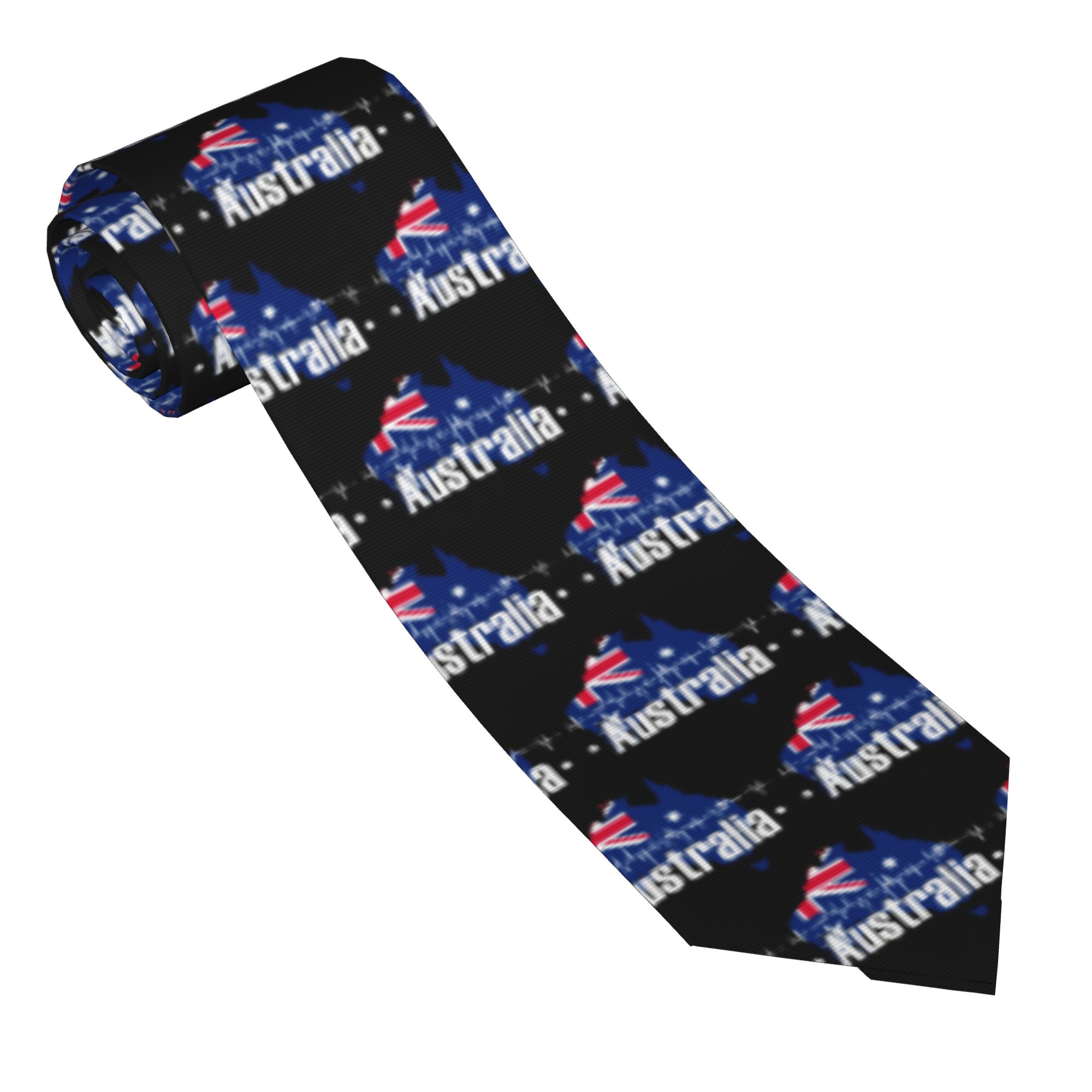 Australia Map Flag  Ties Mens  - огляд і ціна Mens Fashion Australia