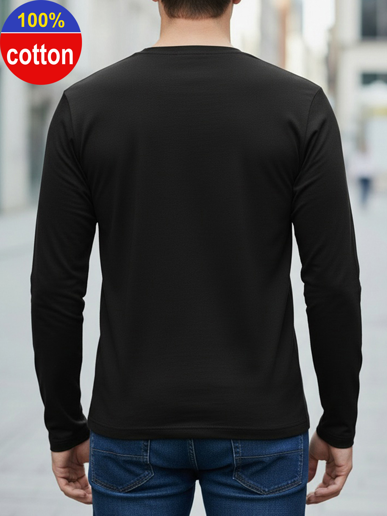 100% Pure Cotton Men's Long Sl - огляд і ціна Men'S Fashion Trends 2025