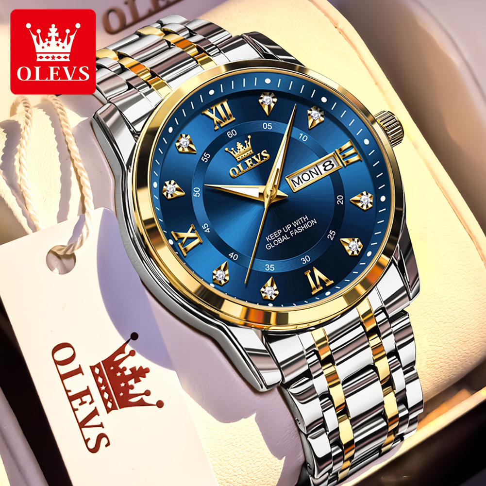OLEVS Brand Fashion men's watc - огляд і ціна Fashion Mens Watches