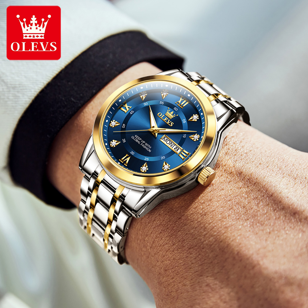 OLEVS Brand Fashion men's watc - огляд і ціна Fashion Mens Watches