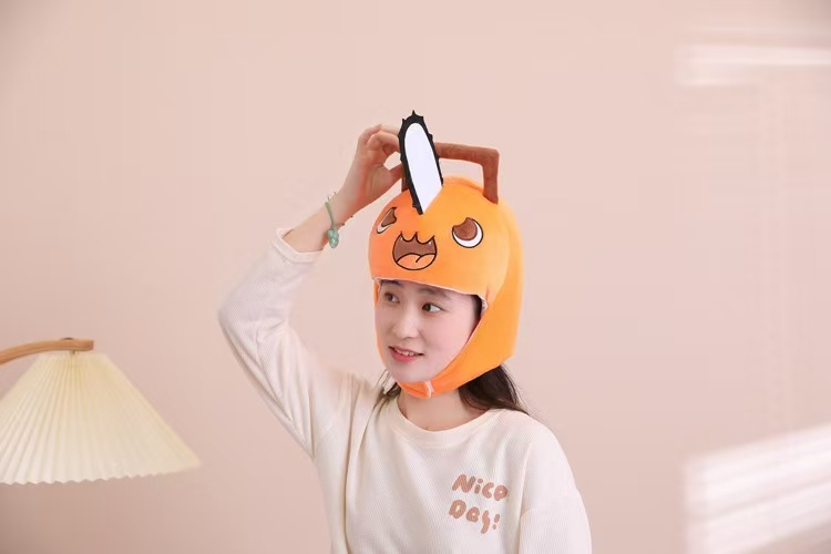 Anime Chainsaw Man Pochita Cos - огляд і ціна Mens Fashion Caps