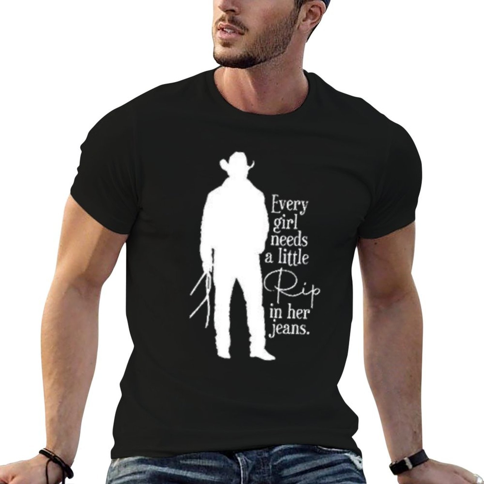 Every Girl Needs A Little Rip  - огляд і ціна Jeans Shirt Fashion For Men