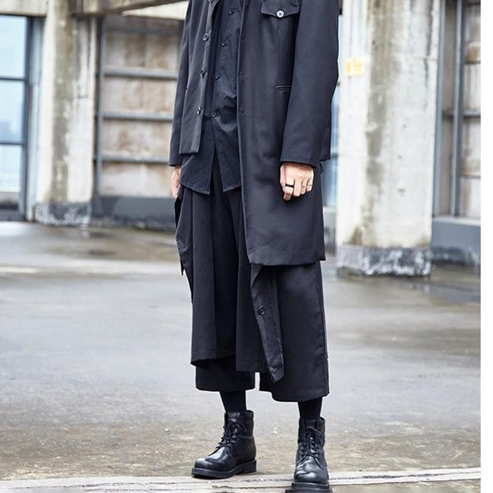 Gothic Dark Pants Y2k Irregula - огляд і ціна Mens Fashion Trends 2026