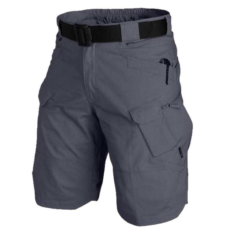 Men Multi Pocket Cargo Shorts  - огляд і ціна Mens Fashion Zip Up