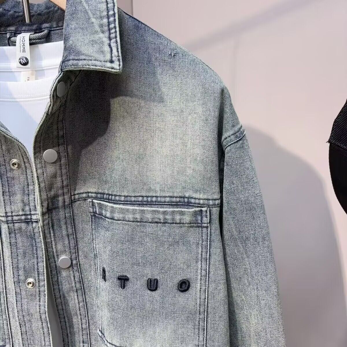 Vintage Clean fit Spring Autum - огляд і ціна Jeans Shirt Fashion For Men