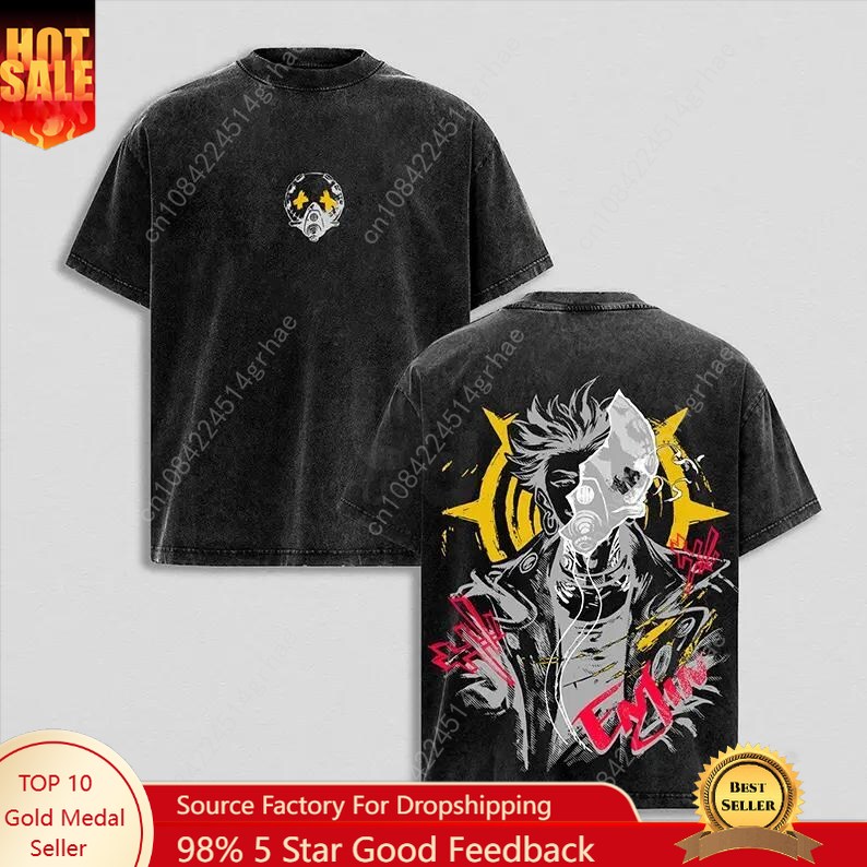 Gachiakuta Vintage Anime Washe - огляд і ціна Graphic Tee Oversized