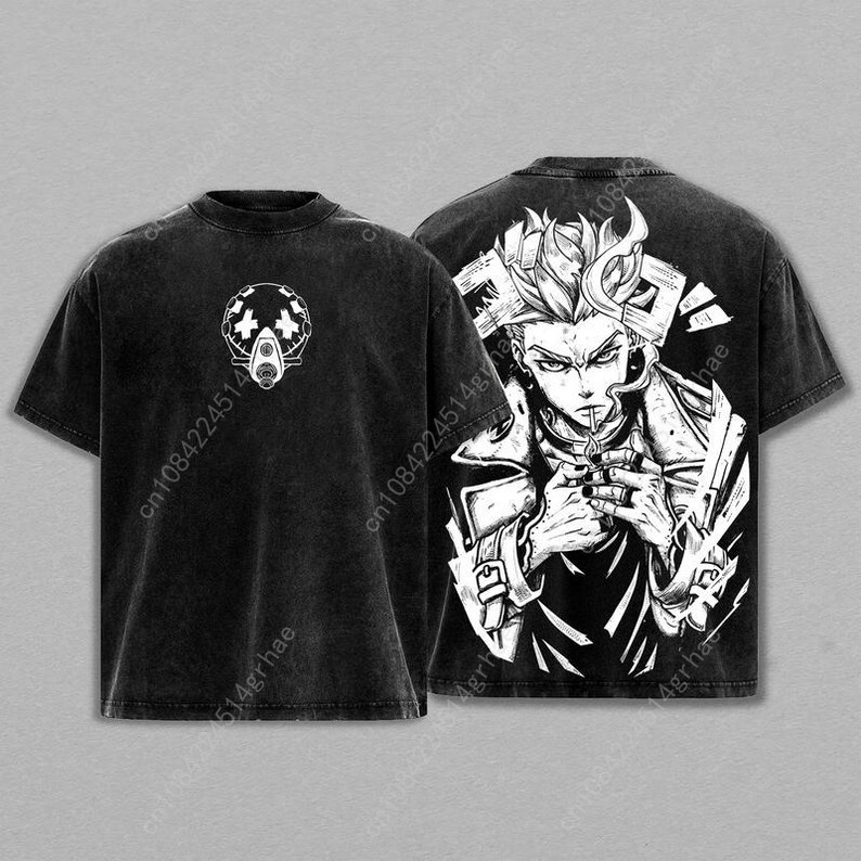 Gachiakuta Vintage Anime Washe - огляд і ціна Graphic Tee Oversized