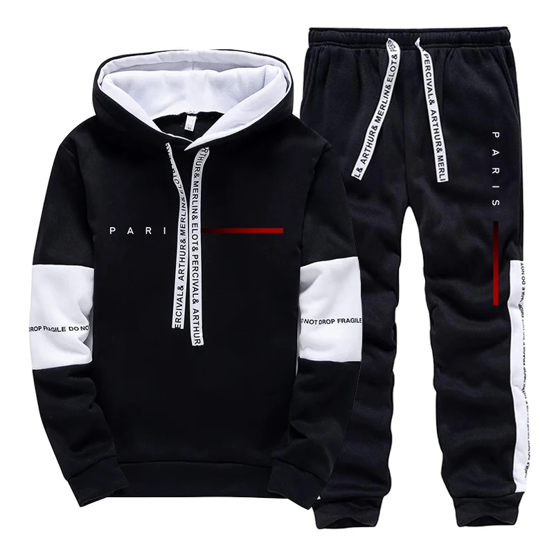 Men's Set Paris Fashion Hoodie - огляд і ціна Streetwear Hoodie